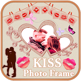 HD Kiss Photo Frame Editor icon