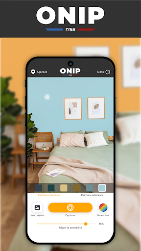 Android application ONIP, mon nuancier de poche screenshort