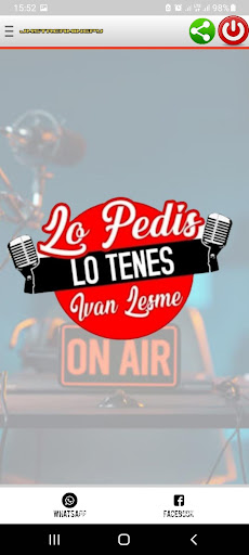 Radio Lo Pedis Lo Tenes Screen 3