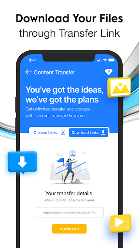 Content Transfer: File Sharing Screenshot 3 - AppWisp.com