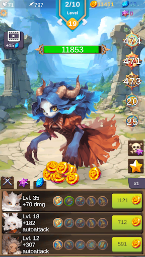 Screenshot Anima Saga - RPG Clicker