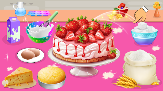 Strawberry Cakes Maker Bakery