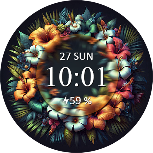 Florasium watch face Download on Windows