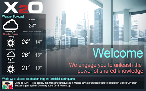 X2O Signage Screen 2