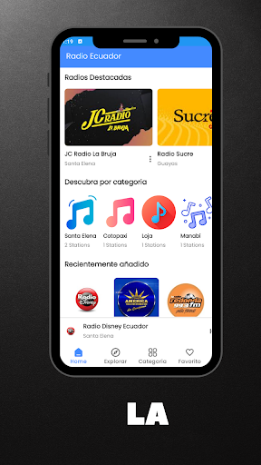 Android application Radios Del Ecuador En Vivo screenshort