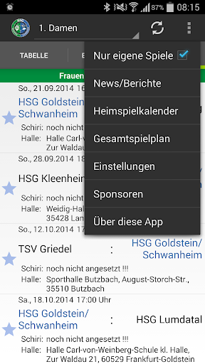 HSG Goldstein/Schwanheim Screen 2