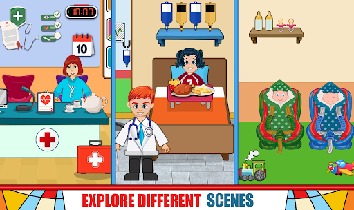 Pretend Hospital Doctor Care Games : My Life Town screenshots 5