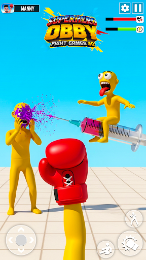 Obby Superhero fight Games 3D screenshot 20