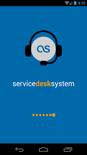 Android application Service Desk System screenshort