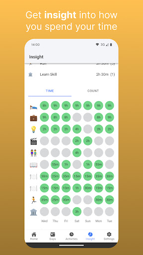 Lifey - Time & Habit Tracker Screen 2