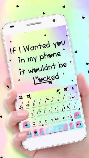 Android application Dainty Colors Keyboard Theme screenshort