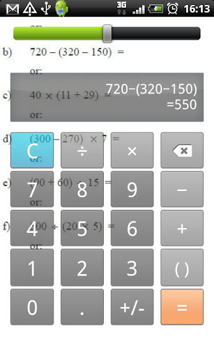 Android application Transparent Calculator screenshort