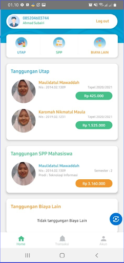 SIMANTAP P2S3 Screen 2