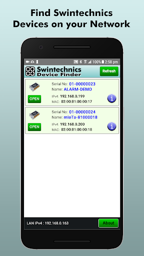 Swintechnics Device Finder Screenshot 1 - AppWisp.com