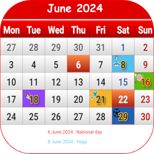 Sweden Calendar 2024 logo