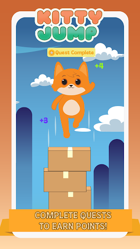 Android application Kitty Jump screenshort