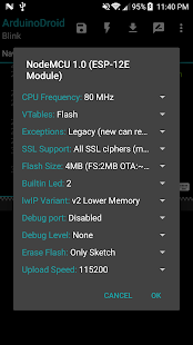 ArduinoDroid - Arduino/ESP8266 Ekran görüntüsü