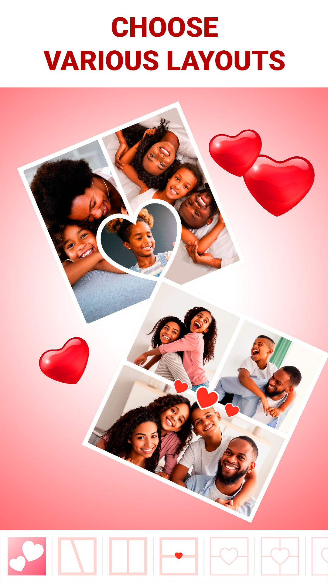 Android application Love Collage - Photo Editor screenshort