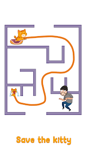 Cat Puzzle: Draw to Kitten Screenshot