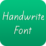 Cover Image of Download Handwrite Font for Oppo phone  APK