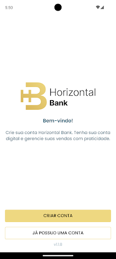 Android application Horizontal Bank screenshort