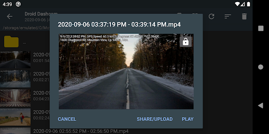 Dash Camera Interface - Apps on Google Play