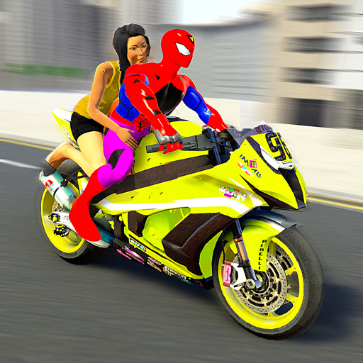 Superhero Bike Taxi Games Ride