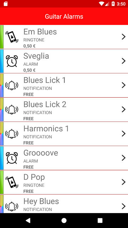 Guitar Alarms - 1.7 - (Android)