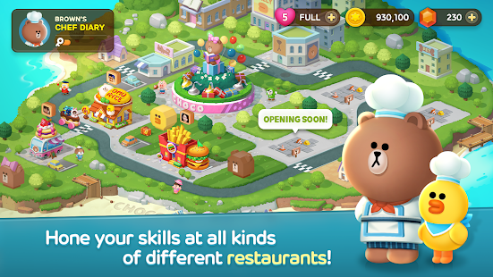 LINE CHEF A cute cooking game! Screenshot