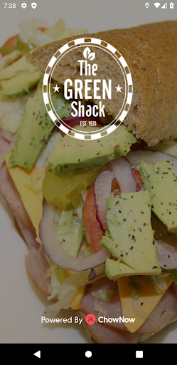 Android application Green Shack Deli screenshort