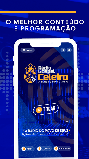 Android application Rádio Gospel Celeiro screenshort