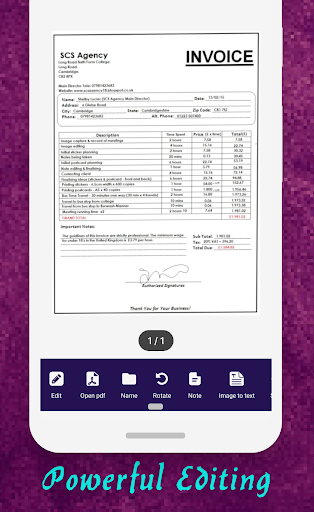 Android application Doc Scanner - Scan to PDF screenshort