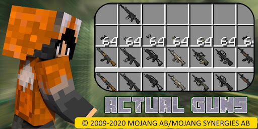 Android application Actual Guns Mod: PE Weapons screenshort
