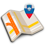 Map of Slovenia offline icon