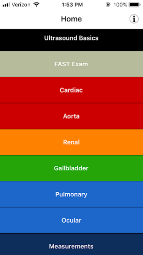 Android application EM Ultrasound screenshort