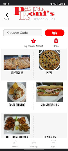 Papa Ronis Pizzaria & Grill Screen 2