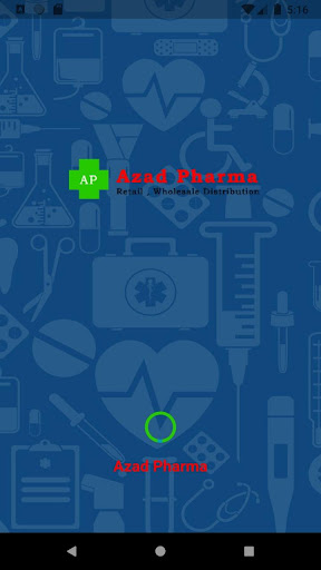 Android application Azad Pharma, Medicine Delivery screenshort