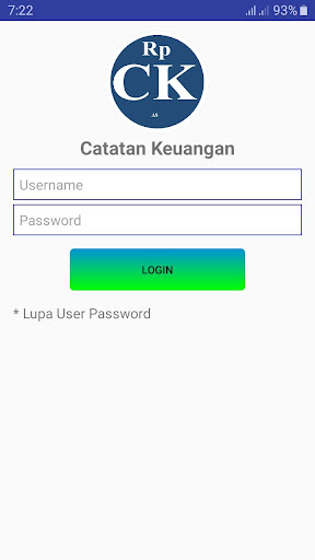Android application Catatan Keuangan (Financial Re screenshort