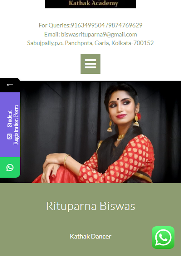 Android application Nrityayan Kathak Academy screenshort