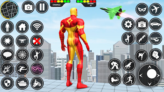 Captura 16 Rope Hero: Spider Hero Games android