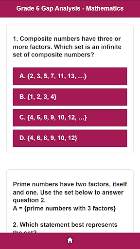 Grade 6 Mathematics Gap Screen 2