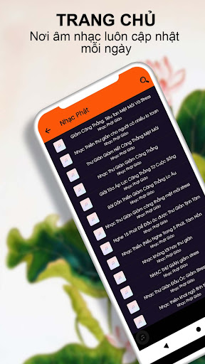Android application Nhạc Thiền - Giảm Bớt Lo Toan screenshort