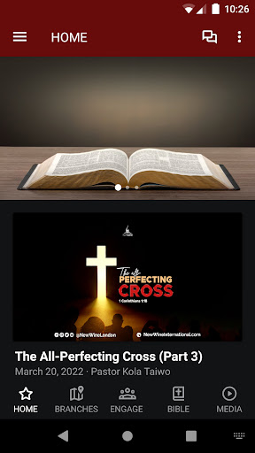 Android application New Wine Church screenshort