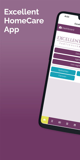 Android application Excellent HomeCare screenshort