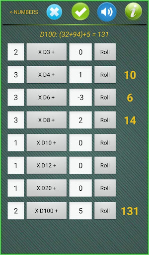 Random Number & Dice Generator Screen 2