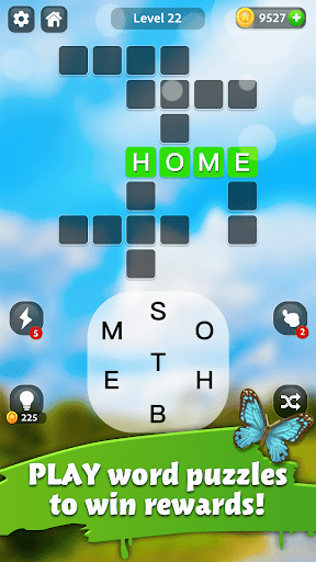 Screenshot of Home Memory: Word Cross Game