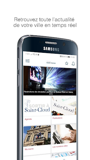 Android application Saint-Cloud screenshort