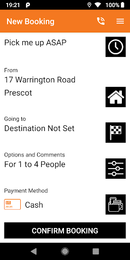 All Black Cabs Precot & Huyton Screen 2
