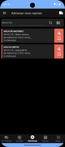 Rastreador de Encomendas screenshot 5