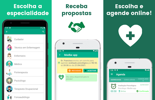Android application MedBe screenshort